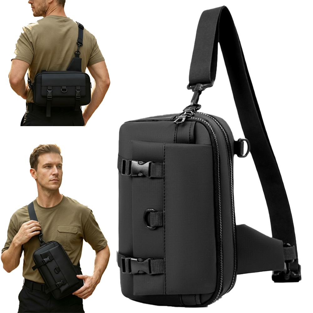 Edc Concealed Carry Sling Bag - Taktik Tabanca Silah Çantası Gizli Taşıma