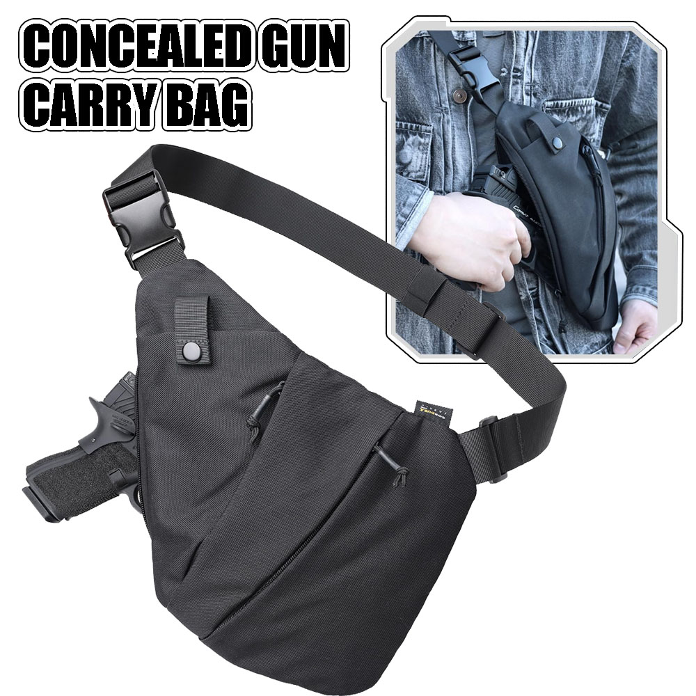 Edc Concealed Carry Sling Bag - Taktik gizli silah taşıma çantası erkek