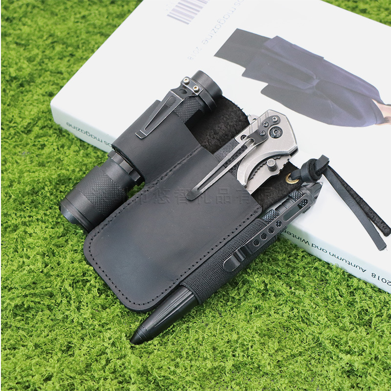 Deri EDC Alet Çantası Açık Hav - Edc Carry Fanny Pack incelemesi ve fiyatı