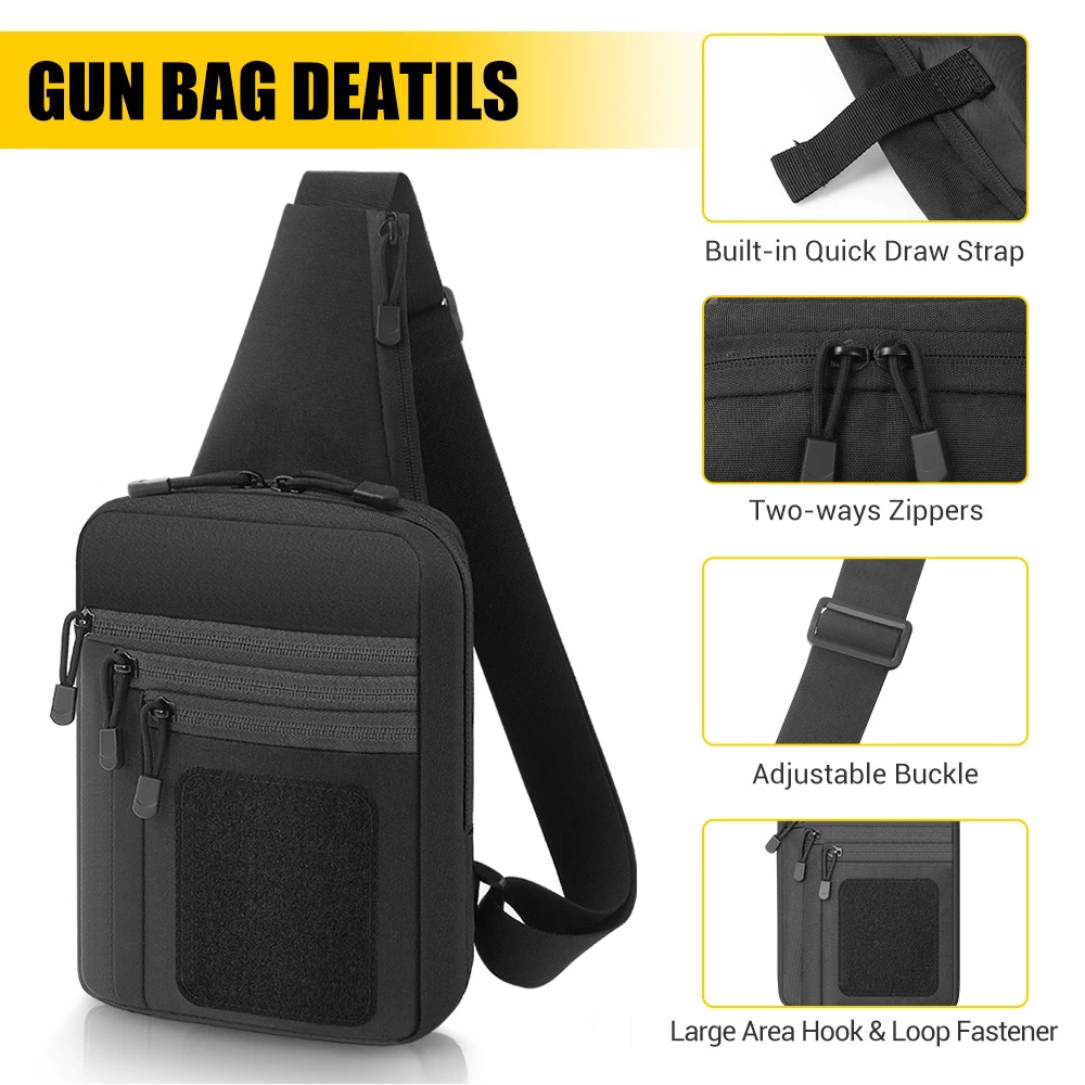 Gizli Taşıma Göğüs Çantası, Ta - Edc Concealed Carry Sling Bag incelemesi ve fiyatı