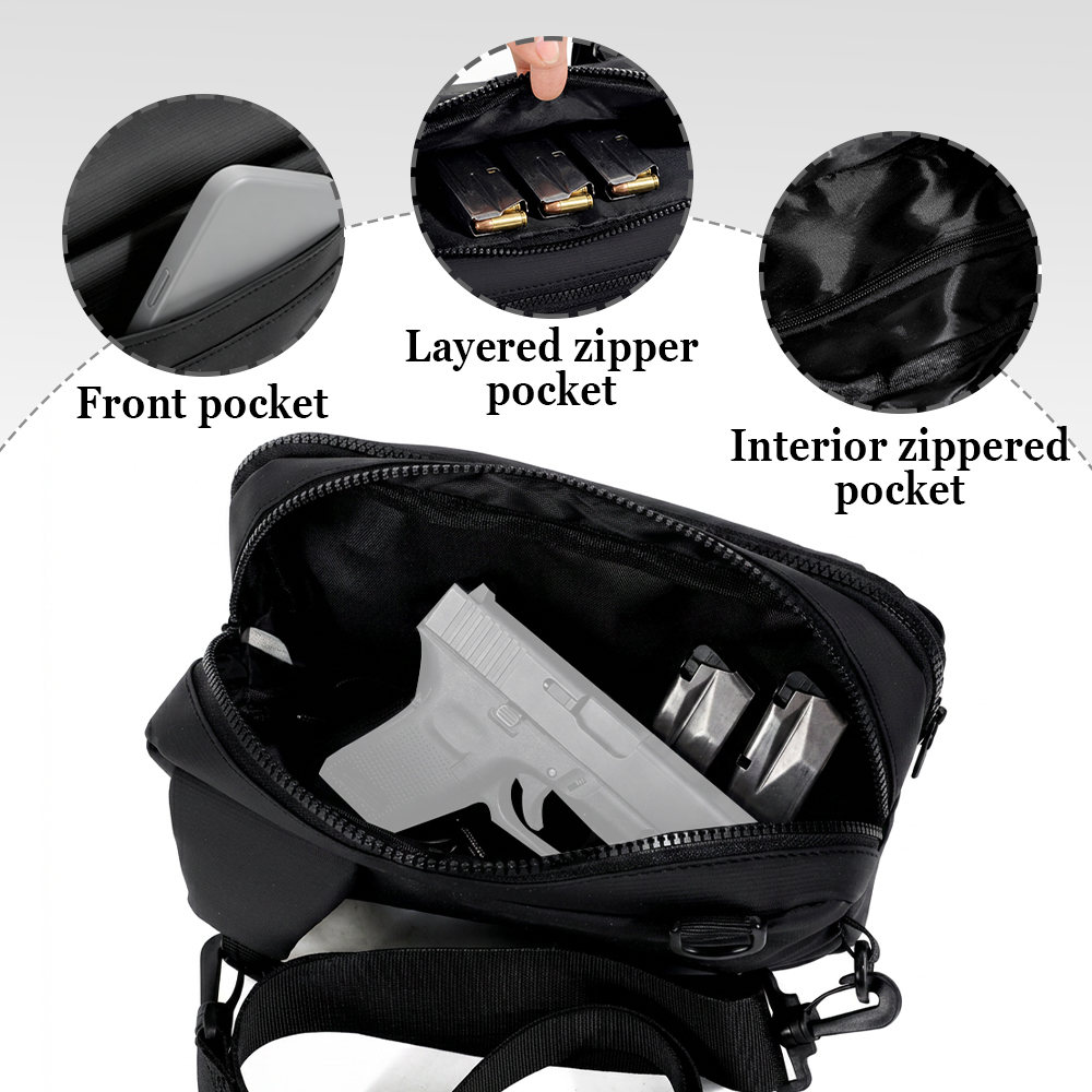 Taktik Tabanca Silah Çantası G - Edc Concealed Carry Sling Bag incelemesi ve fiyatı
