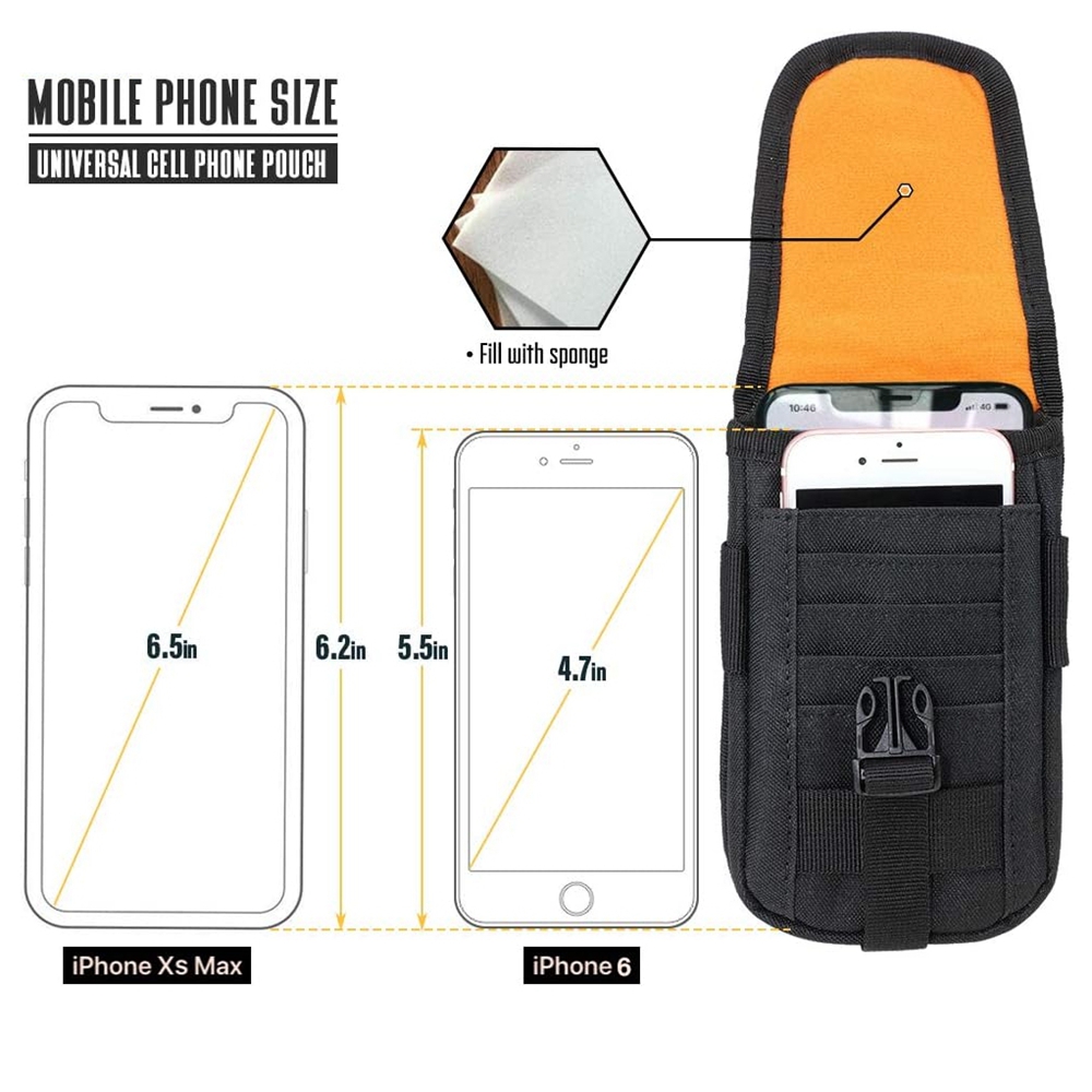 Taktik Telefon Çantası Molle,  - Edc Carry Fanny Pack incelemesi ve fiyatı