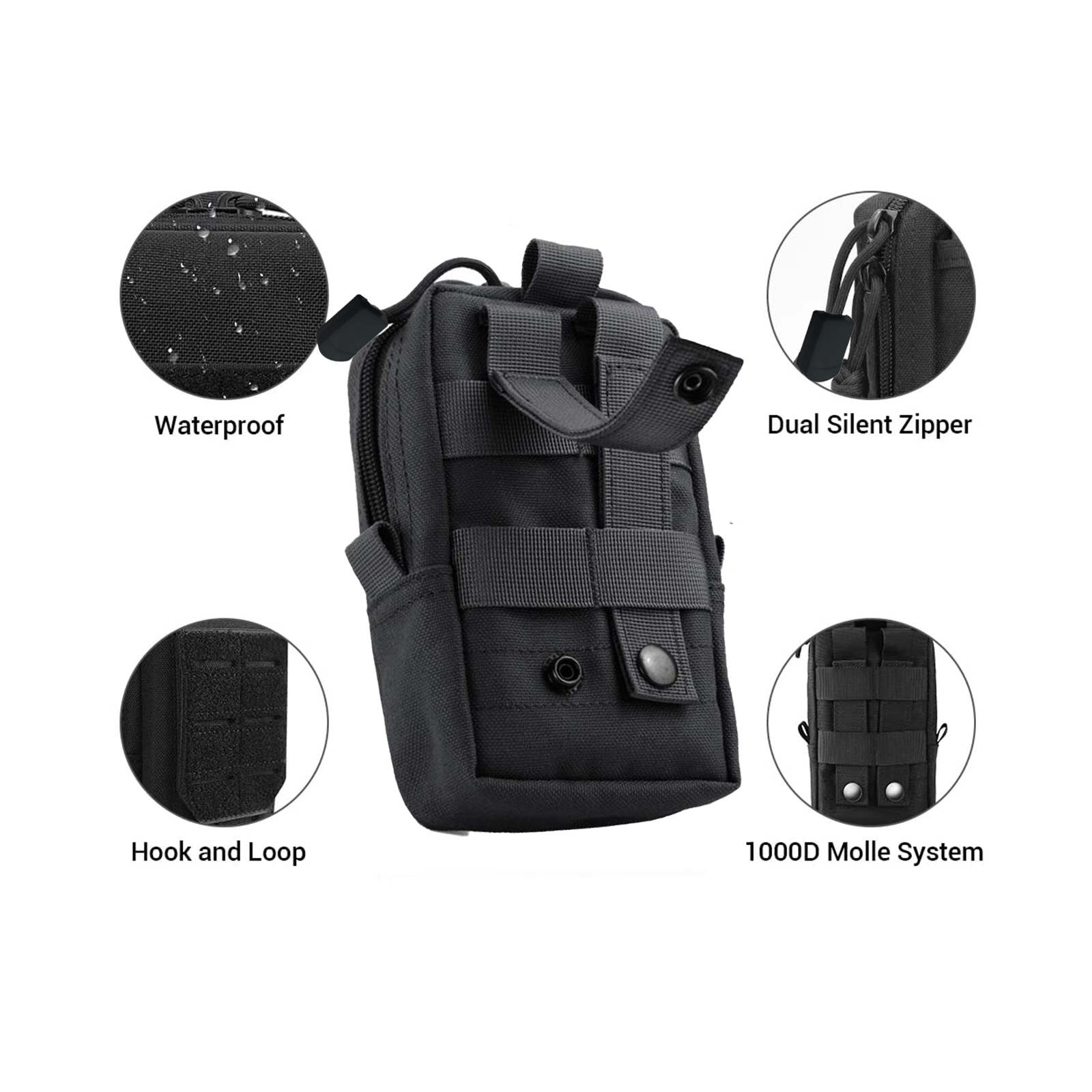 Taktik Molle Kılıfı Bel Çantas - Edc Carry Fanny Pack incelemesi ve fiyatı