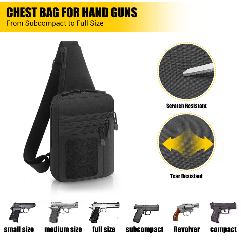 Taktik Tabanca Çantası Gizli T - Edc Concealed Carry Sling Bag incelemesi ve fiyatı