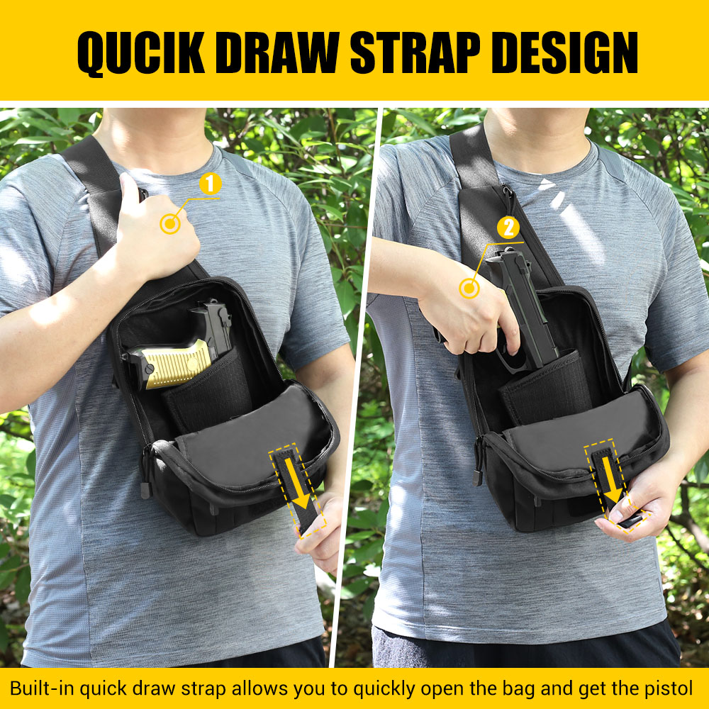 Taktik Tabanca Çantası Gizli T - Edc Concealed Carry Sling Bag incelemesi ve fiyatı